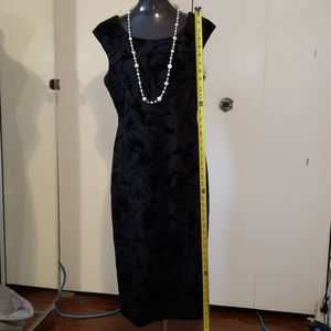 CONNECTED APPAREL  Black long dress sz 10